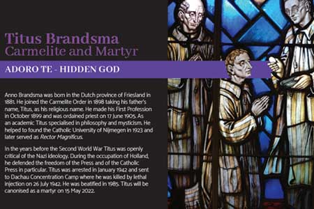 Titus Brandsma: Adoro Te - Hidden God