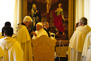 Prior General on death of Pope Francis